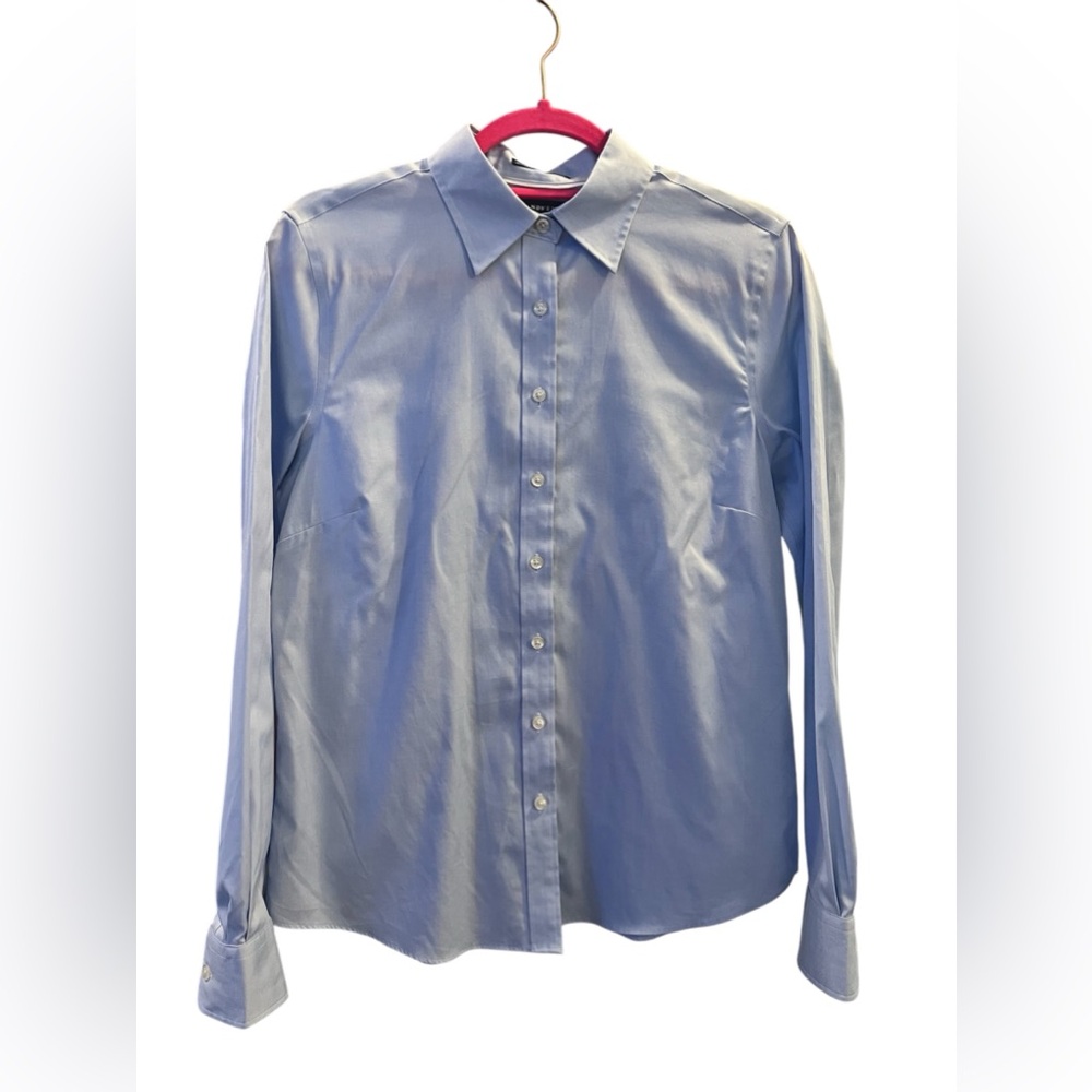 LAND’S END No Iron Pinpoint Oxford
